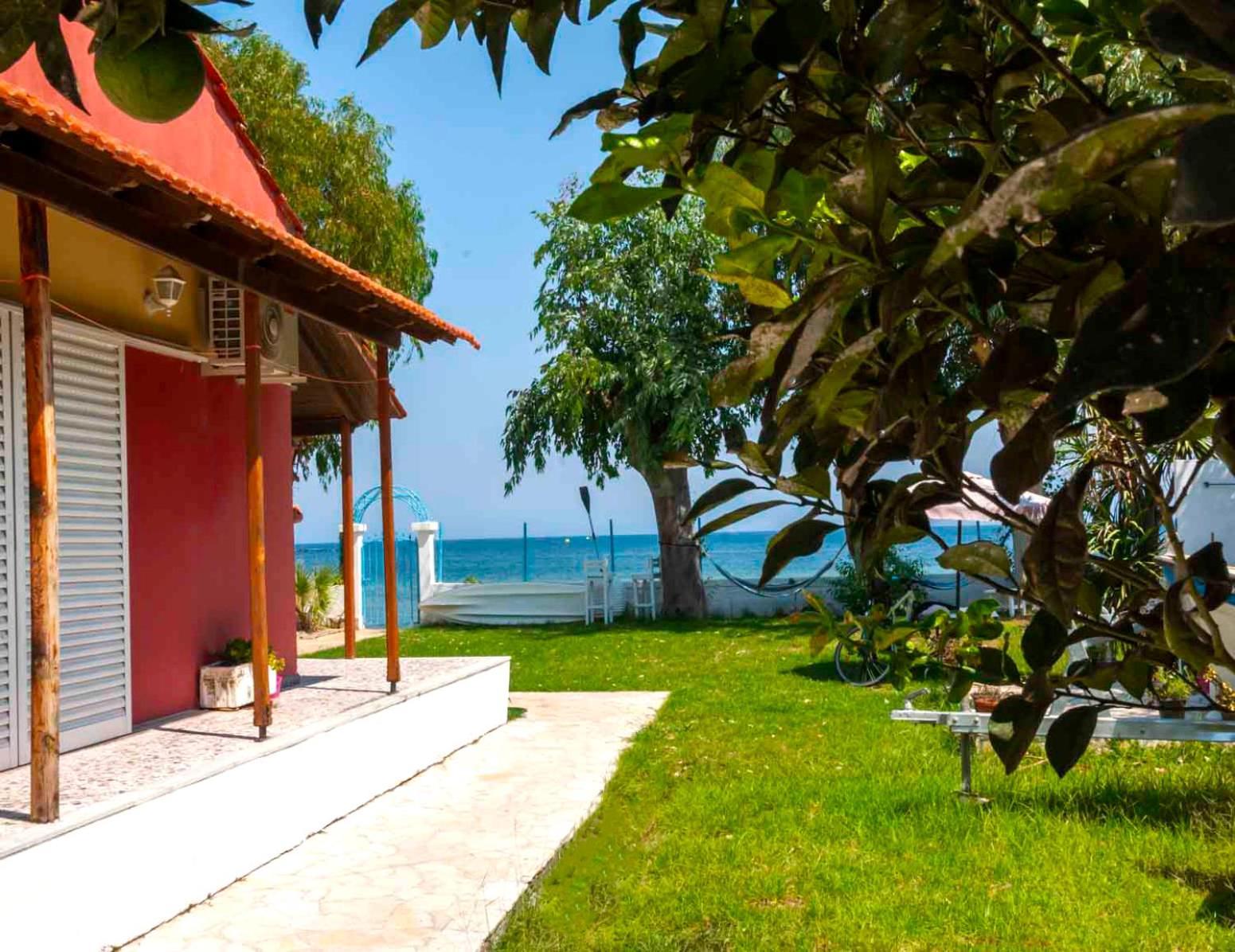 Lemami Seafront Bungalows Kavos Bagian luar foto